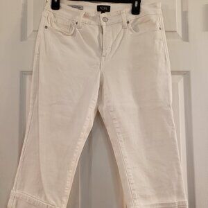 NYDJ Marilyn white crop pants, sz 10P